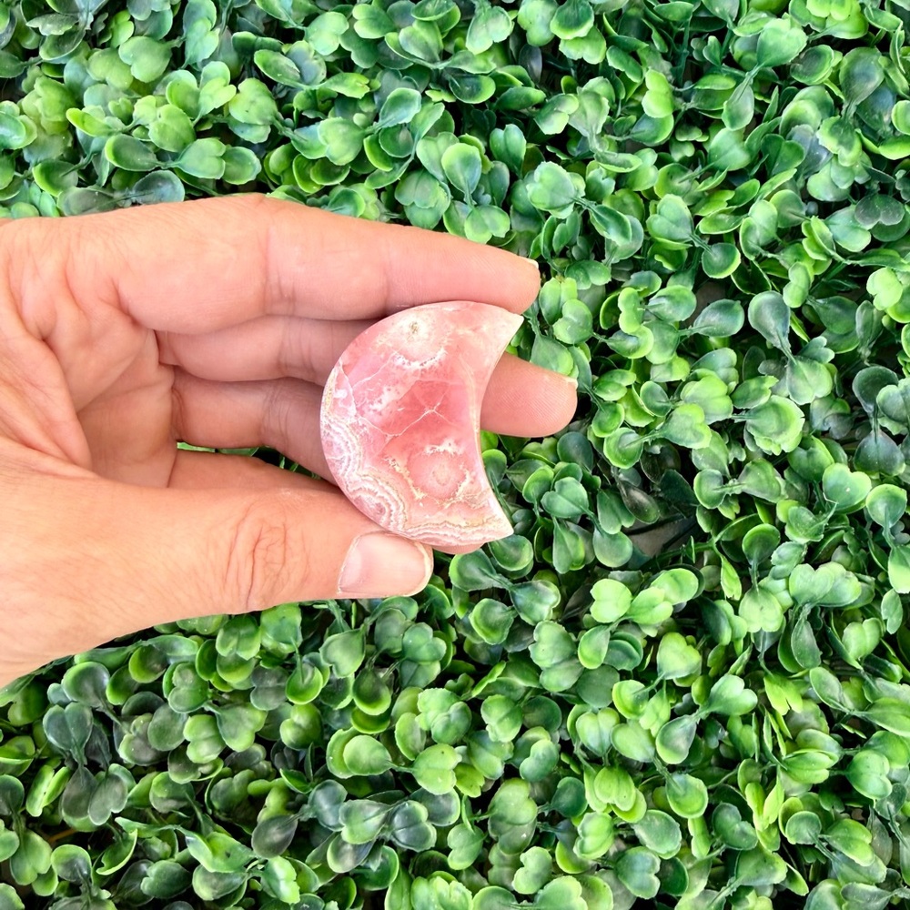 Rhodochrosite crescent moon